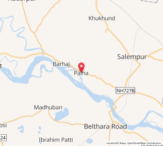 Map of Paina, Uttar Pradesh