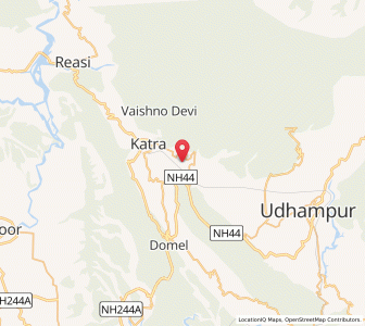 Map of Painthal, Kashmir