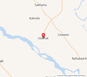 Map of Pajawa, Uttar Pradesh