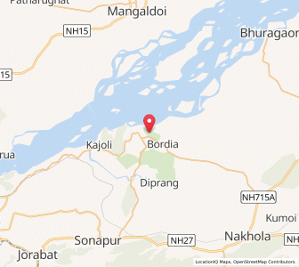 Map of Pakariamukh, Assam