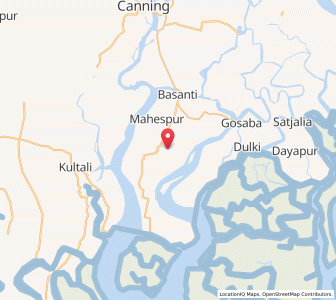 Map of Pakhirala, West Bengal