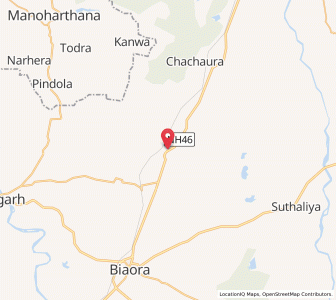 Map of Pakhriapura, Madhya Pradesh