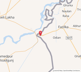Map of Pakka, Punjab