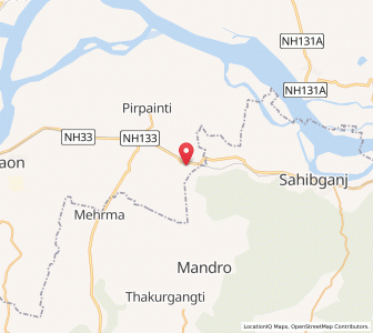 Map of Pakria, Bihar
