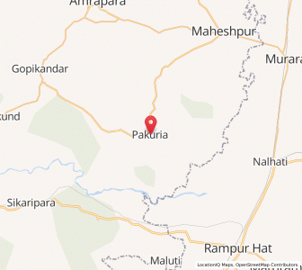 Map of Pakuria, Jharkhand