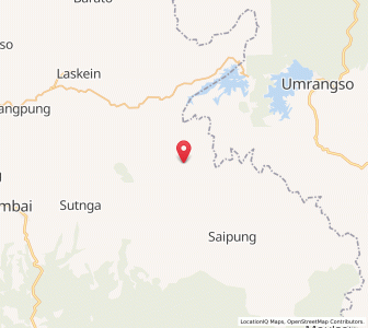 Map of Pala, Meghalaya