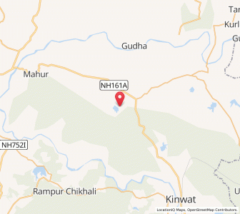 Map of Palaiguda, Maharashtra