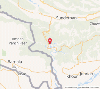 Map of Palal, Kashmir