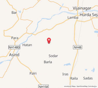 Map of Palamada, Rajasthan
