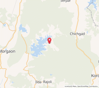 Map of Palandur, Maharashtra