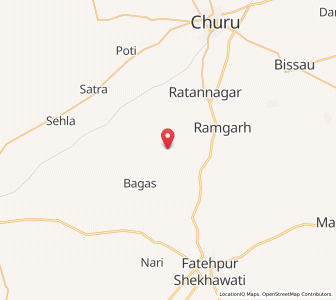 Map of Palas, Rajasthan
