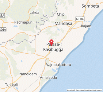 Map of Palasa, Andhra Pradesh