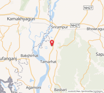 Map of Palaskandi, Assam