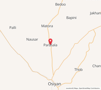 Map of Palasla, Rajasthan