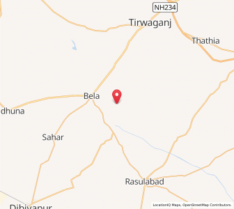 Map of Paleara, Uttar Pradesh