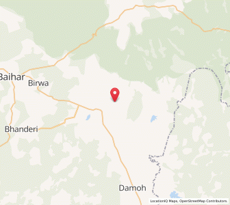 Map of Palehra, Madhya Pradesh