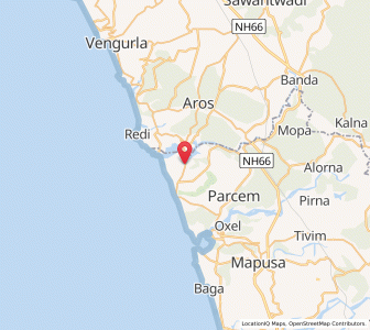 Map of Paliem, Goa