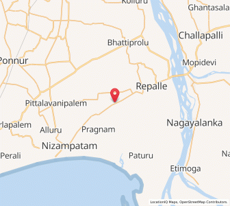 Map of Pallapatla, Andhra Pradesh
