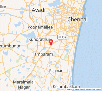 Map of Pallavaram, Tamil Nadu