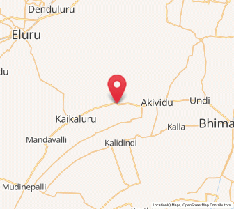 Map of Pallevada, Andhra Pradesh