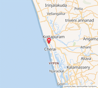 Map of Pallipuram, Kerala