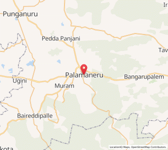 Map of Palmaner, Andhra Pradesh