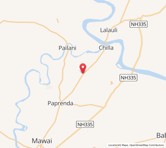Map of Palra, Uttar Pradesh