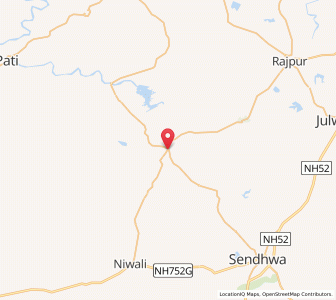 Map of Palsud, Madhya Pradesh