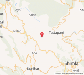 Map of Palyani, Himachal Pradesh