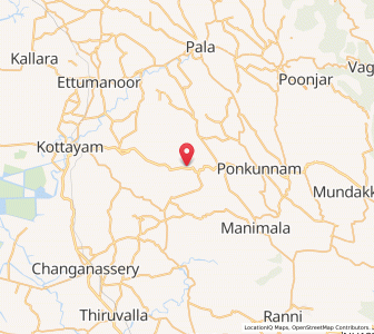 Map of Pambadi, Kerala