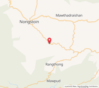 Map of Pambriew, Meghalaya