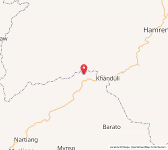 Map of Pamdkhar, Meghalaya