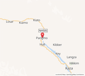 Map of Pamo, Himachal Pradesh