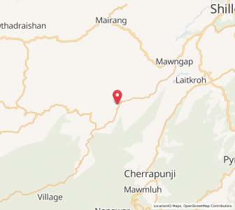 Map of Pamsanngul, Meghalaya
