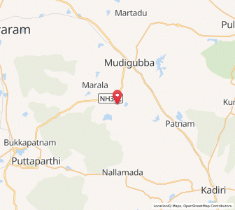 Map of Pamudurti, Andhra Pradesh
