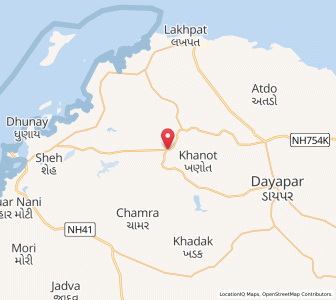 Map of Panadra, Gujarat