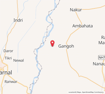 Map of Panahpur, Uttar Pradesh