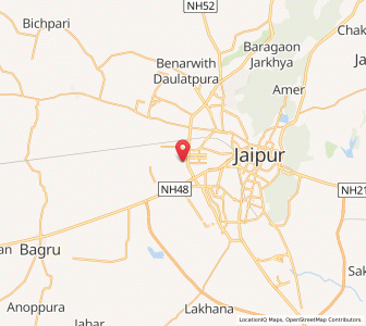 Map of Panchala, Rajasthan