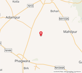 Map of Panchat, Punjab