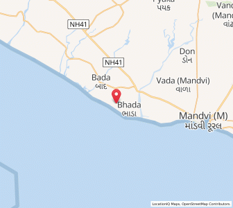 Map of Panchatia, Gujarat