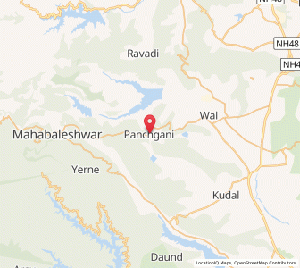 Map of Panchgani, Maharashtra