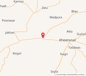 Map of Panchla Sidda, Rajasthan