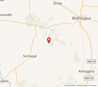 Map of Panchmura, West Bengal