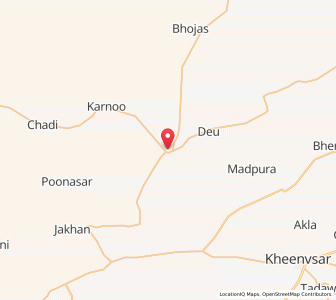Map of Panchori, Rajasthan