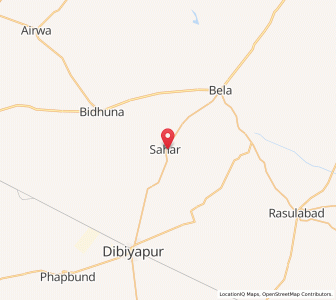 Map of Pand Purwa, Uttar Pradesh