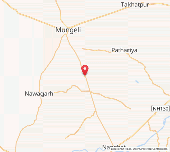Map of Pandarbhala, Chhattisgarh