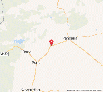 Map of Pandatarai, Chhattisgarh