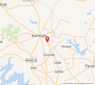 Map of Pande, Maharashtra