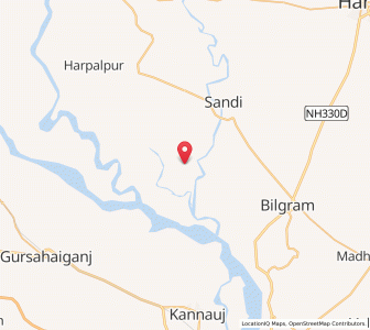 Map of Pandeola, Uttar Pradesh
