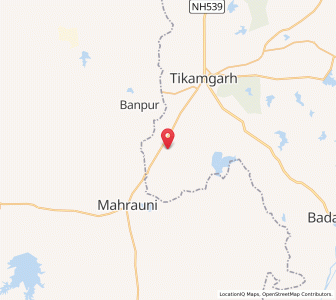 Map of Pander, Madhya Pradesh